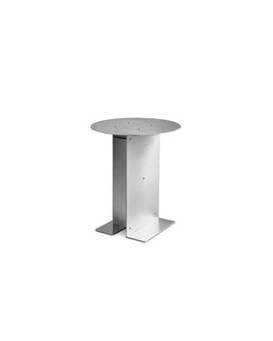 Studio Lima Hand-Polished Stainless Steel Accent Table