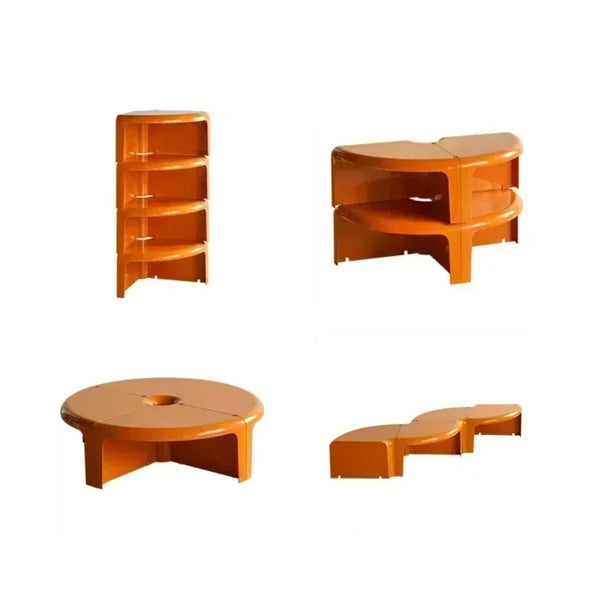 ABS Modular 4-Piece Coffee Table