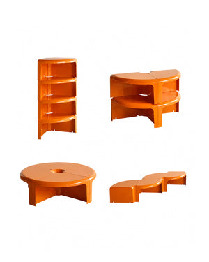 ABS Modular 4-Piece Coffee Table