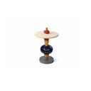 Modular Color-Stack Pedestal Side Table