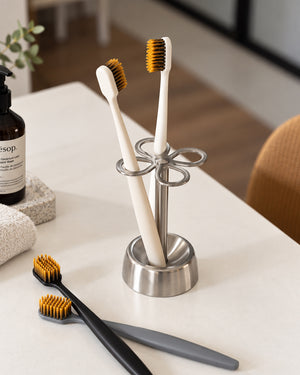 Clover Stainless Steel Toothbrush Holder