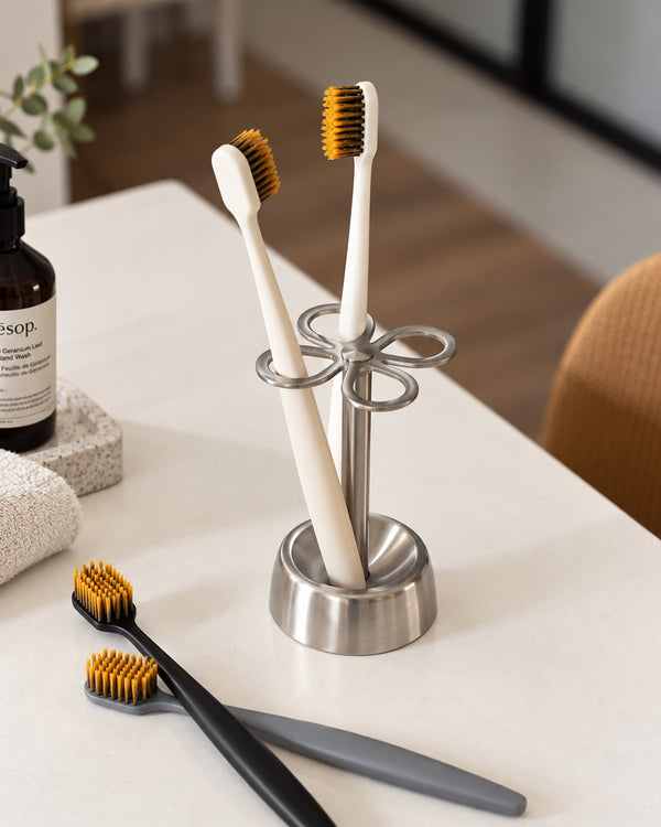Clover Stainless Steel Toothbrush Holder