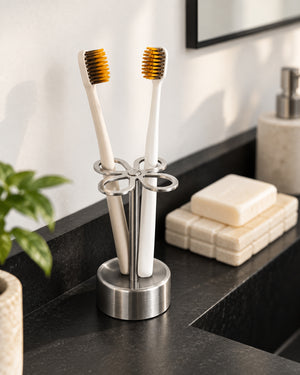 Clover Stainless Steel Toothbrush Holder