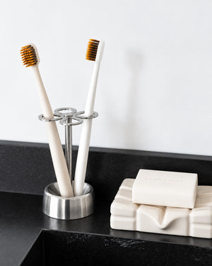 Clover Stainless Steel Toothbrush Holder