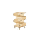Modü Wavy Side Table Sculptural Storage Table
