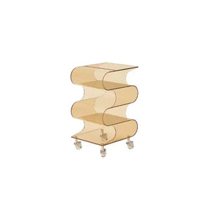 Modü Wavy Side Table Sculptural Storage Table