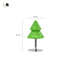 Christmas Tree Glass Table Lamp