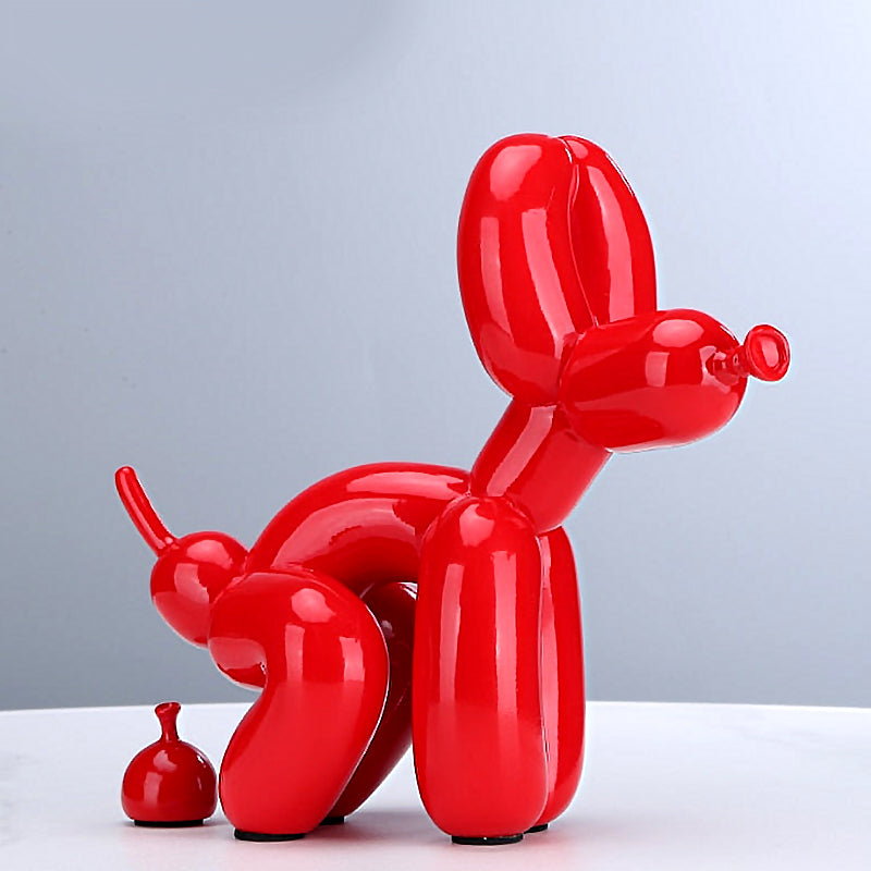 Balloon Dog in Suit Street Art Statue