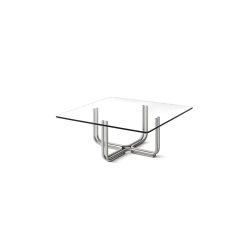 Studio Lima Stainless Steel Glass Coffee Table