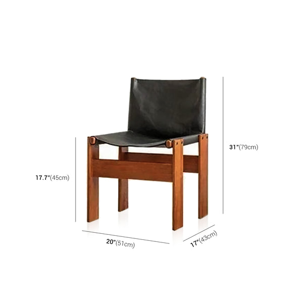 Nordic Rubber Wood Accent Dining Chair