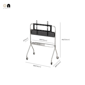 Studio Lima Stainless Steel  Shelving TV Stand