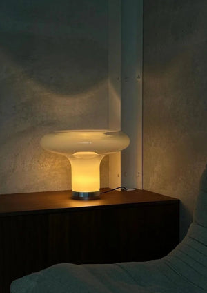 Carl Lighting Glass Mushroom Table Lamp