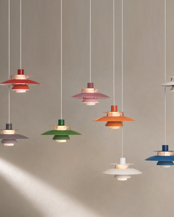 Danish Design Color Umbrella Ceiling Fixture