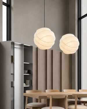 Japanese Silk Fabric Pendant Ceiling Lights
