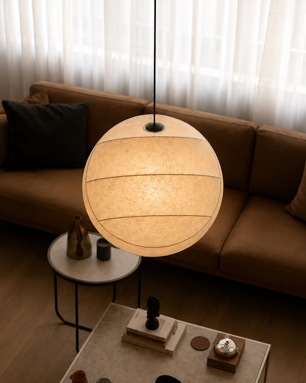 Japanese Silk Fabric Pendant Ceiling Lights