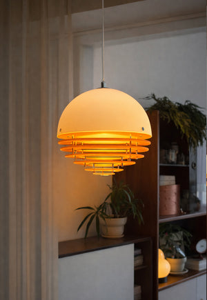Orbix Bauhaus Layered Globe Sunset Chandelier