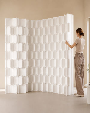 Foldwell Honeycomb Paper Room Divider