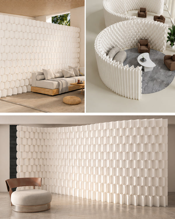 Foldwell Honeycomb Paper Room Divider