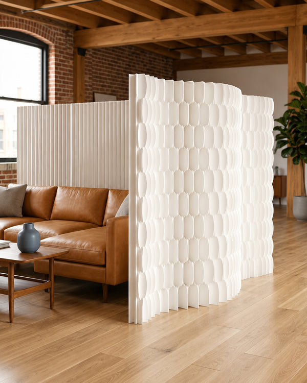 Foldwell Honeycomb Paper Room Divider