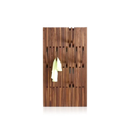 Japanese Style Pine Wood Wall Panel Custom Hanger