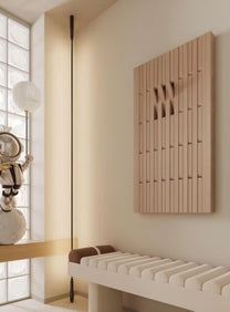 Japanese Style Pine Wood Wall Panel Custom Hanger [Exclusive] – OnShelf