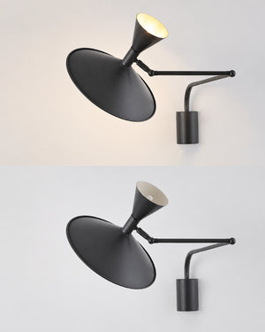 Schwenkarm-Scone-Stecker-Wandlampe