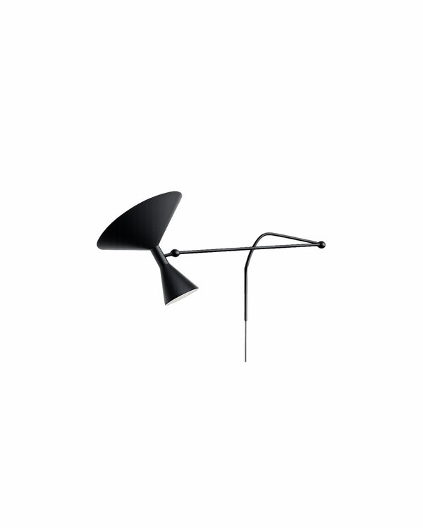Schwenkarm-Scone-Stecker-Wandlampe