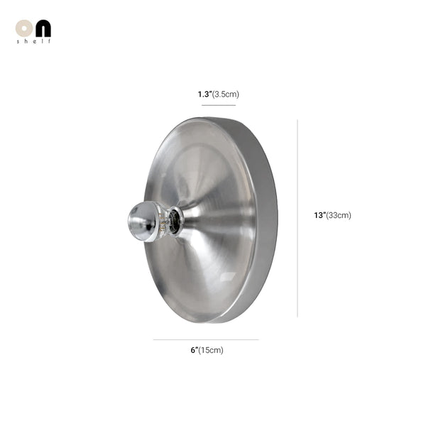 Studio Lima Retro UFO Ripple Disc Wall & Ceiling Fixture Lamp