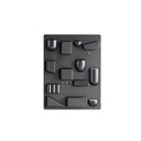 Retro Wall Mount Colored Storage Organizer Rack