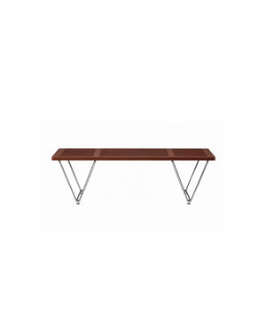 do-ma Scandinavian Pine Wood Slat Bench