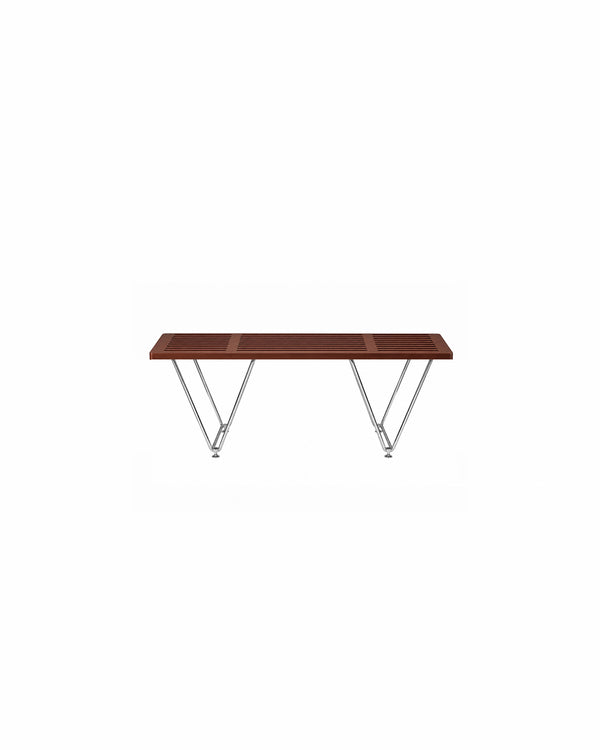do-ma Scandinavian Pine Wood Slat Bench