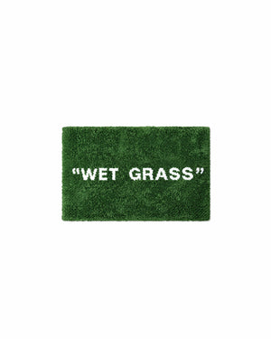MokoMoko "WET GRASS" Typographic Doormat