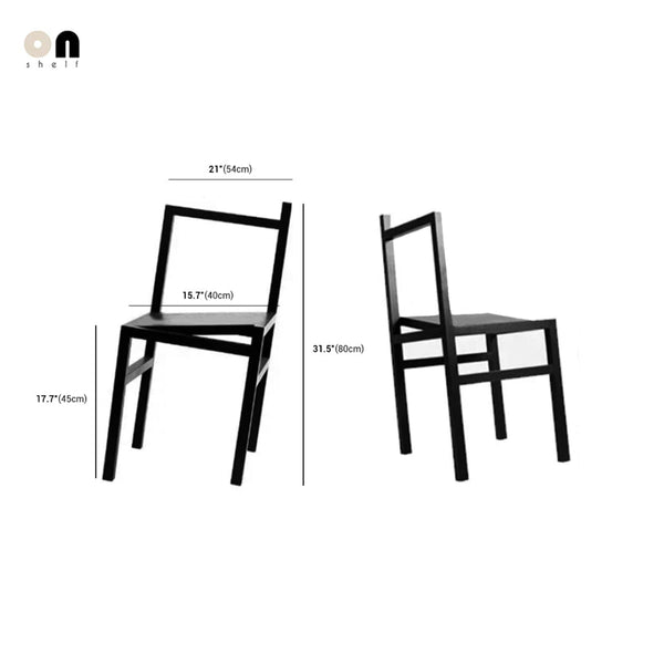 Tilted Base Design Stool Chair