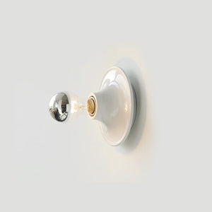 Vintage Industrial Exposed Dish Wall Ceiling Lamp