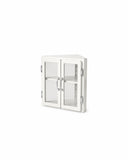 Metal MCM Vitrine Corner Mini Cabinet