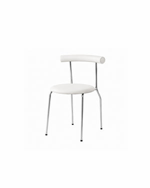 Nordic Minimalistic Low Profile Metal Frame Chair