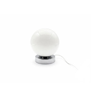 Retro Glass Ball Chrome Table Lamp