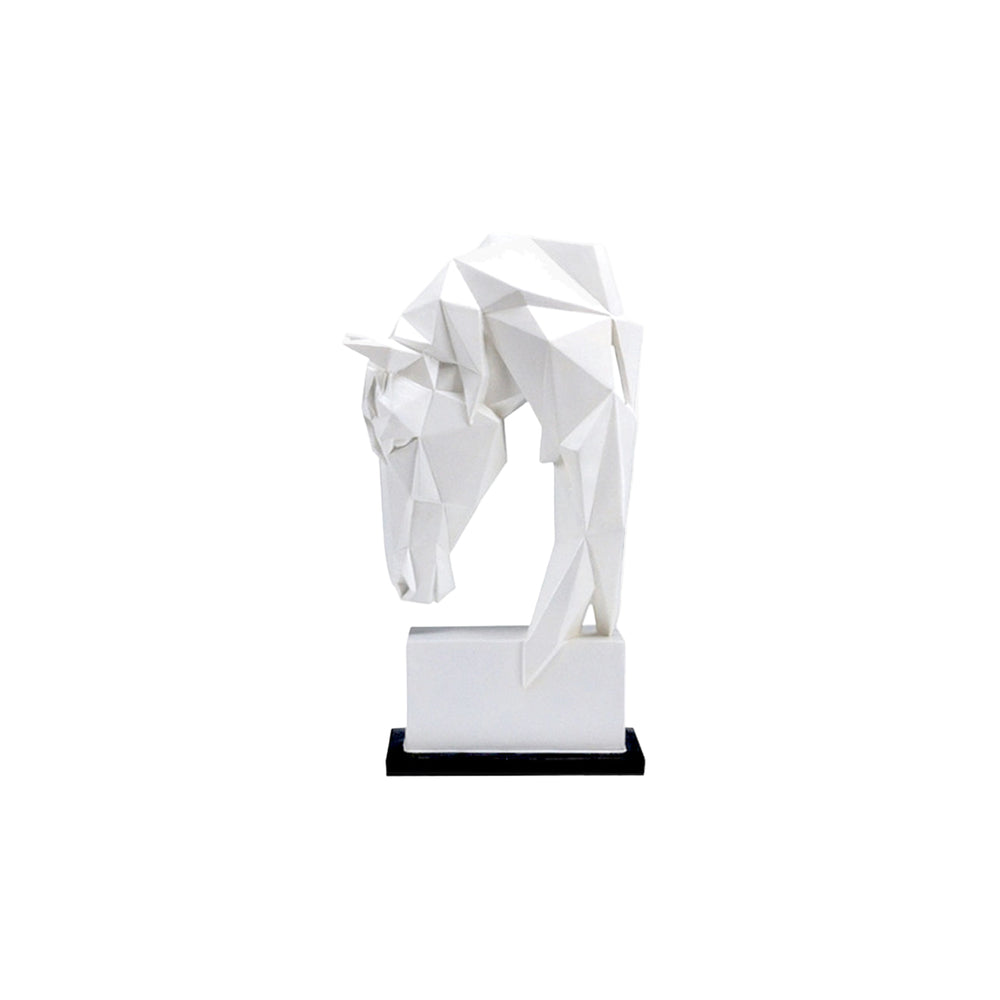 Geometric Origami Horse Head Home Decor Statue