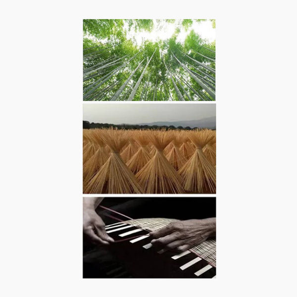 Vintage Wicker Bamboo Table Lamp