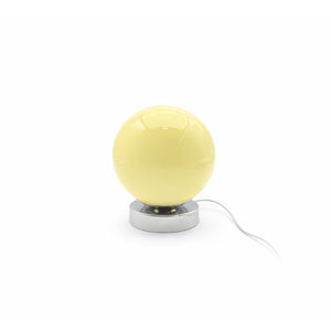 Retro Glass Ball Chrome Table Lamp