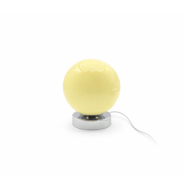Retro Glass Ball Chrome Table Lamp