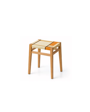 UOSU Woven Cord Square Stool