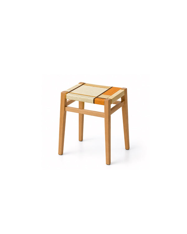 UOSU Woven Cord Square Stool