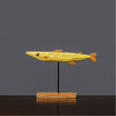 Freshwater Fish Hand-Crafted Wooden Sculpture