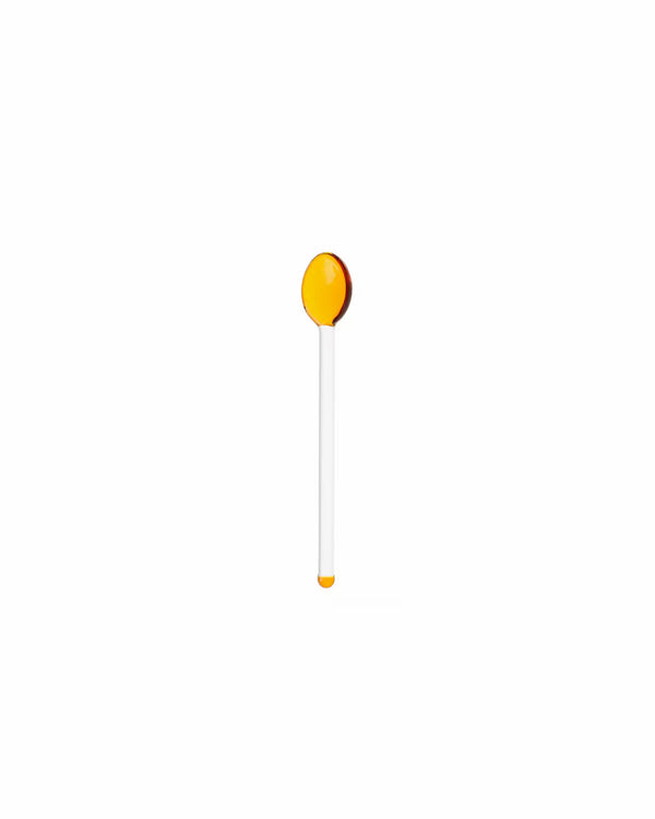 Colored Glass Cocktail Spoon