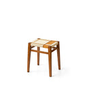 UOSU Woven Cord Square Stool
