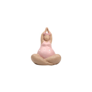 Yoga Fat Lady Sculpture Ornament