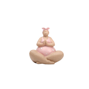 Yoga Fat Lady Sculpture Ornament