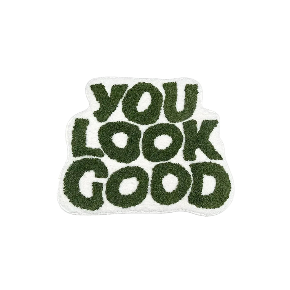 MokoMoko "You Look Good" Hand-Crafted Mat