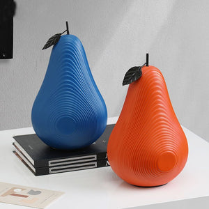 3D Texture Fruit Apple & Pear Sculpture - OnShelf